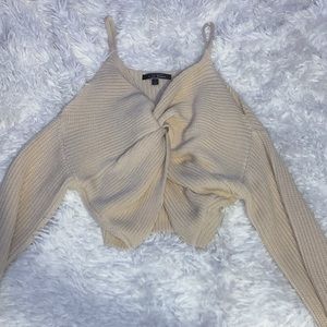 off the shoulder sweater